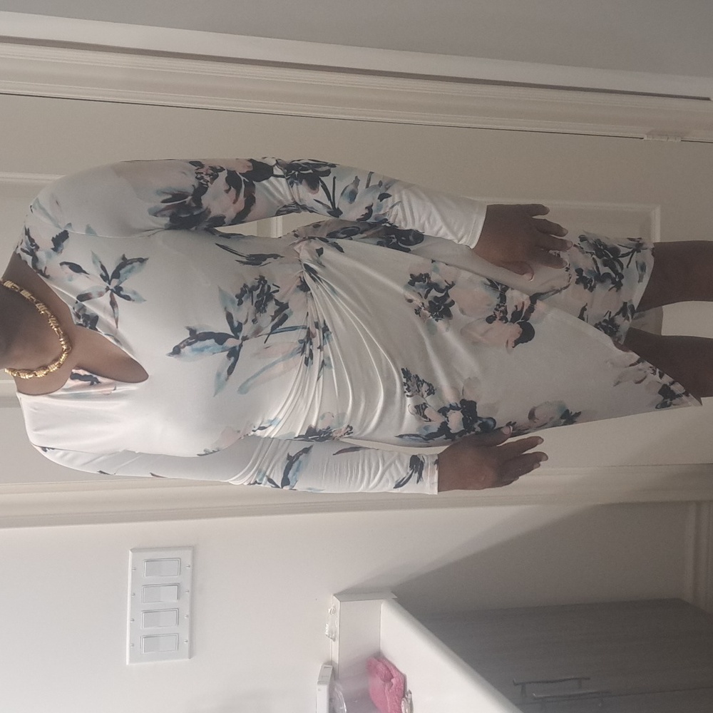 Floral Long Sleeve Dress